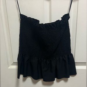 Zenana black tube top